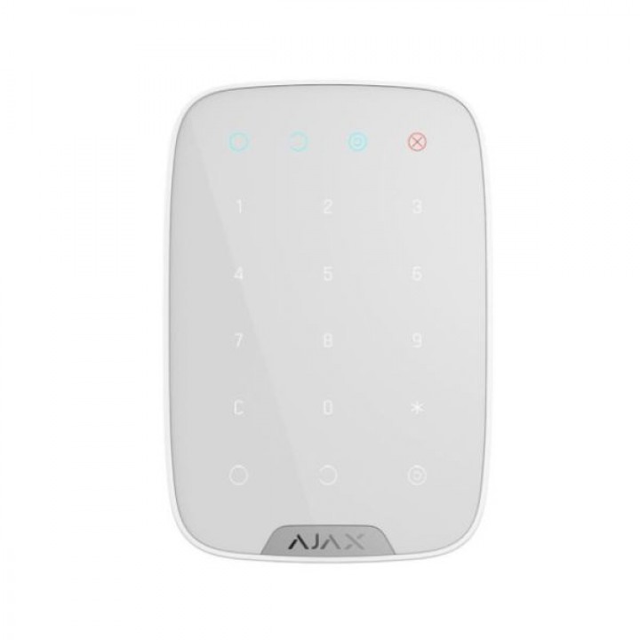Беспроводная сенсорная клавиатура Ajax Keypad white