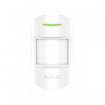 Беспроводной датчик движения Ajax MotionProtect Plus white с микроволновым сенсором
