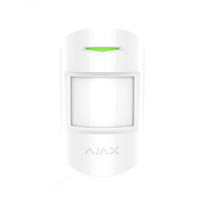 Беспроводной датчик движения Ajax MotionProtect Plus white с микроволновым сенсором