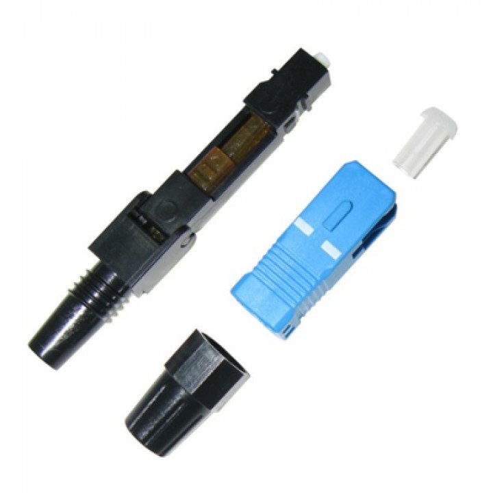 Разъем Fast connector SC/UPC-FTTH-02 для быстрого монтажа на кабель с одномодовым оптическим волокном 