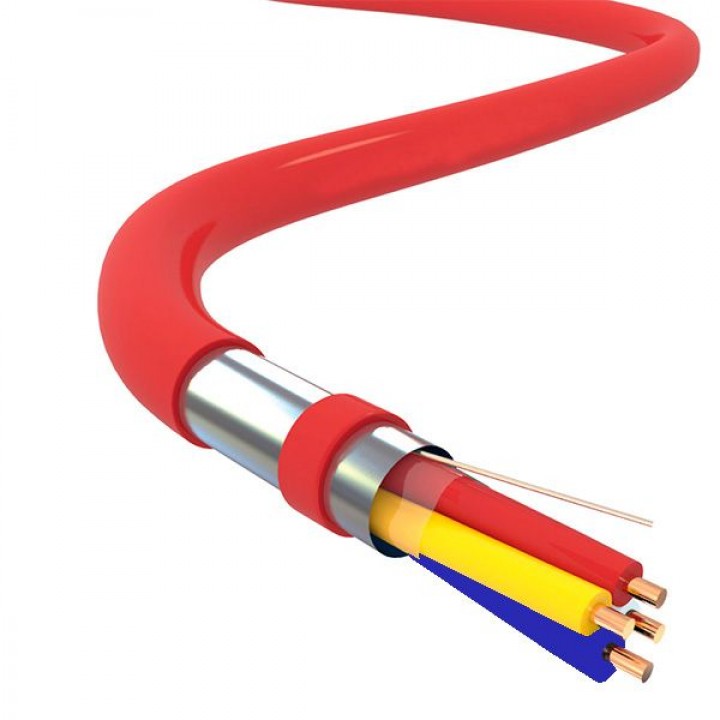 Огнестойкий безгалогенный кабель J-H(St)H…Bd 1x2x0,8
