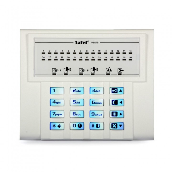Клавиатура светодиодная Satel VERSA-LED-BL для ППК серии VERSA
