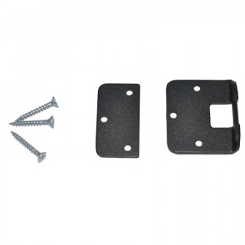 Монтажный комплект lite для замков Dori на пластиковую дверь (черный)