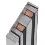 Электромагнитный замок YM-280N(LED)-DS для системы контроля доступа