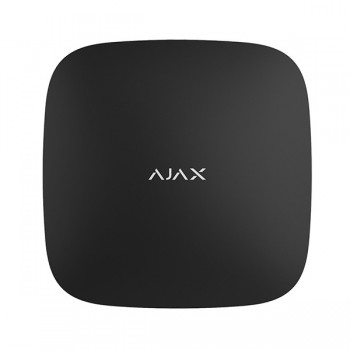 Интеллектуальная централь Ajax Hub Plus black с поддержкой 2 SIM-карт и Wi-Fi