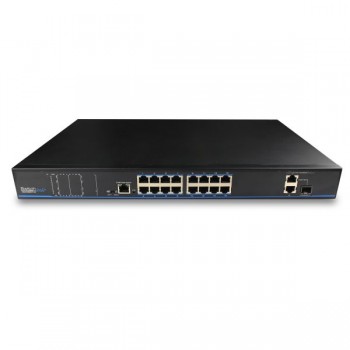 Неуправляемый POE коммутатор UTP1-SW16-TP300 16 PoE 100M + 1 SFP + 2 Uolink 1000Mb