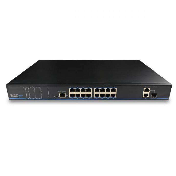 Неуправляемый POE коммутатор UTP1-SW16-TP300 16 PoE 100M + 1 SFP + 2 Uolink 1000Mb