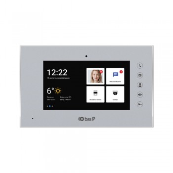 IP-видеодомофон BAS-IP AQ-07L silver