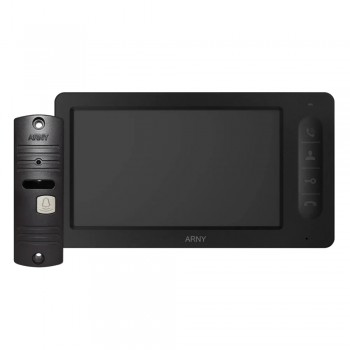 Комплект видеодомофона Arny AVD-7005 (черный/серый)