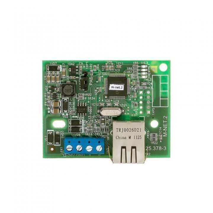 Модуль создания Ethernet-канала M-NET.2 для ППКП Тирас