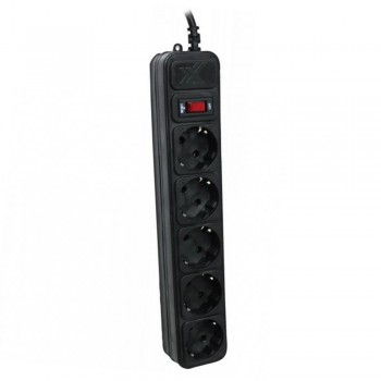 Сетевой фильтр Maxxter SPM5-G-15В, 4.5 м кабель, 5 розеток