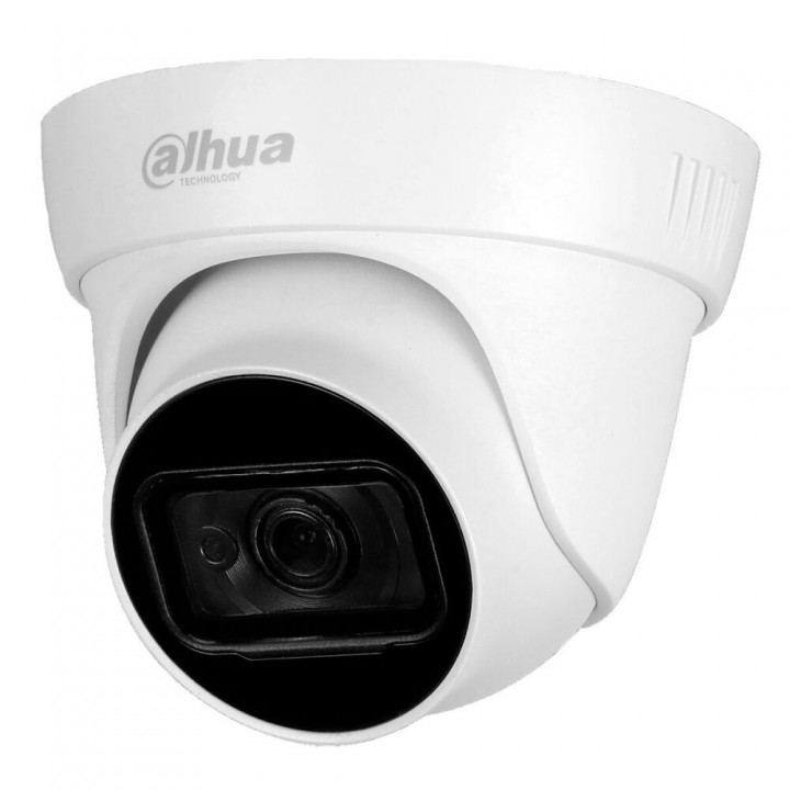 HDCVI видеокамера 2 Мп Dahua HAC-HDW1200TLP-A (2.8mm) металл + пластик с встроенным микрофоном