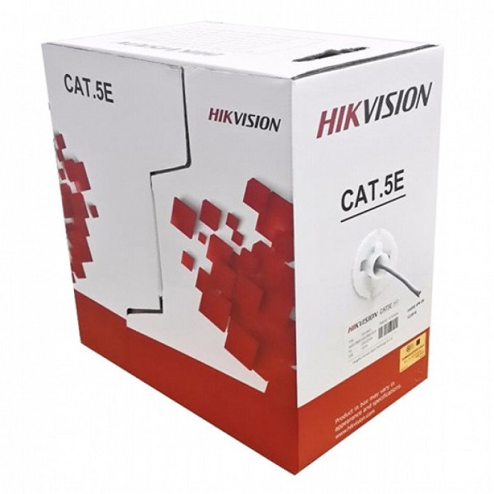 Кабель медная витая пара Hikvision DS-1LN5E-S 24AWG UTP CAT 5E