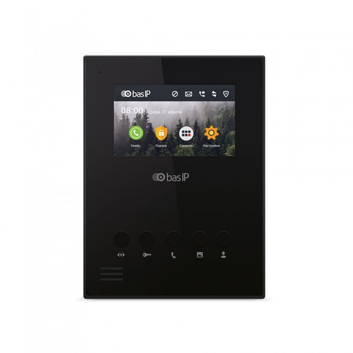IP-видеодомофон 4.3" Bas-IP AU-04LA black