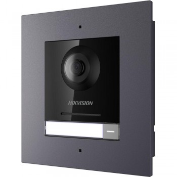 IP-видеопанель Hikvision DS-KD8003-IME1/Flush с врезной рамкой для IP-домофонов