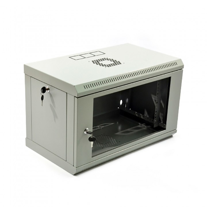 Шкаф серверный Hypernet 6U 600 x 500 x 373 UA-MGSWL65G для сетевого оборудования