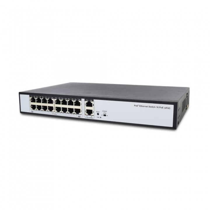 Неуправляемый PoE-коммутатор ATIS PoE-1018-16P Pro с 16 портами PoE
