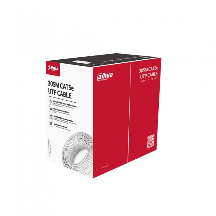 UTP кабель витая пара 4*2*0.45 Медь Dahua PFM920I-5EUN бухта 305м