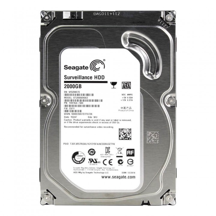 Жесткий диск 2TB Seagate Skyhawk ST2000VX003  для видеонаблюдения