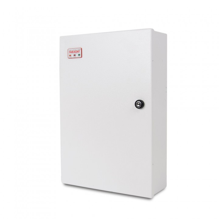 Бесперебойный блок питания Faraday Electronics 144W UPS ASCH MBB + Protection board под аккумулятор 18А/ч в металлическом боксе