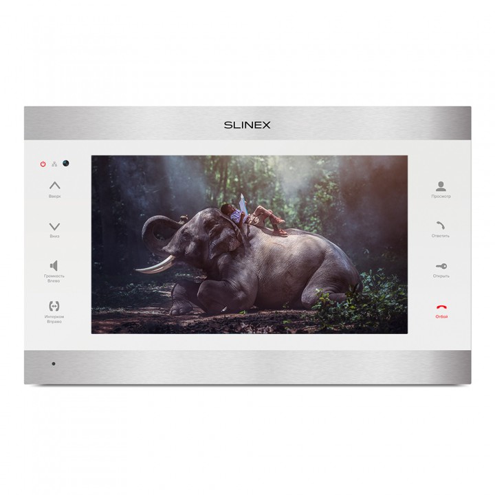 IP-видеодомофон Slinex SL-10IPT FHD (silver + white)