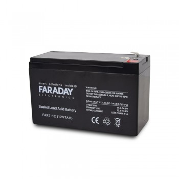 Аккумулятор для ИБП 12В 7 Ач Faraday Electronics FAR7-12