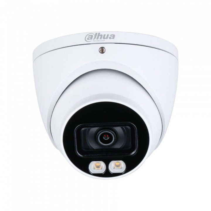 HD-CVI видеокамера 5 Мп Dahua DH-HAC-HDW1509TP-A-LED (3.6 мм) металл со встроенным микрофоном для системы видеонаблюдения