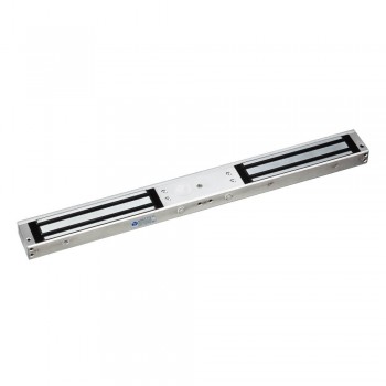 Электромагнитный замок для двустворчатых дверей Yli Electronic YM-280ND(LED)-DS со световой индикацией, датчиком состояния замка и дверей для системы контроля доступа