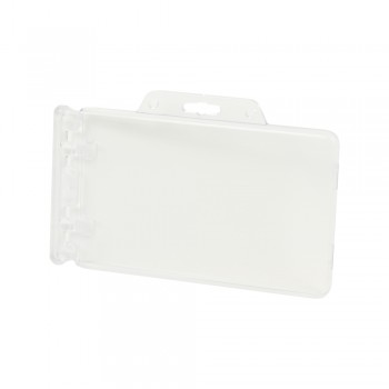 Бейдж горизонтальний, колір прозорий – ATIS, 95 x 60 x 6 мм