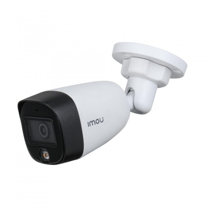 HDCVI видеокамера 2 Мп IMOU HAC-FB21FP (2.8 мм), пластик, со встроенным микрофоном для системы видеонаблюдения
