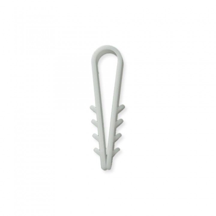 Дюбель-хомут ёлочка Relfix 10 мм (100 шт/уп) белый