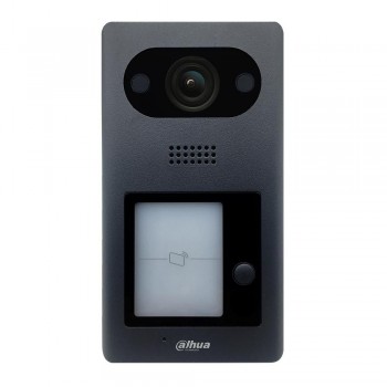 Видеопанель 2 Мп со считывателем Mifare Dahua DHI-VTO3211D-P1-S2 с детекцией движения для IP-домофонов