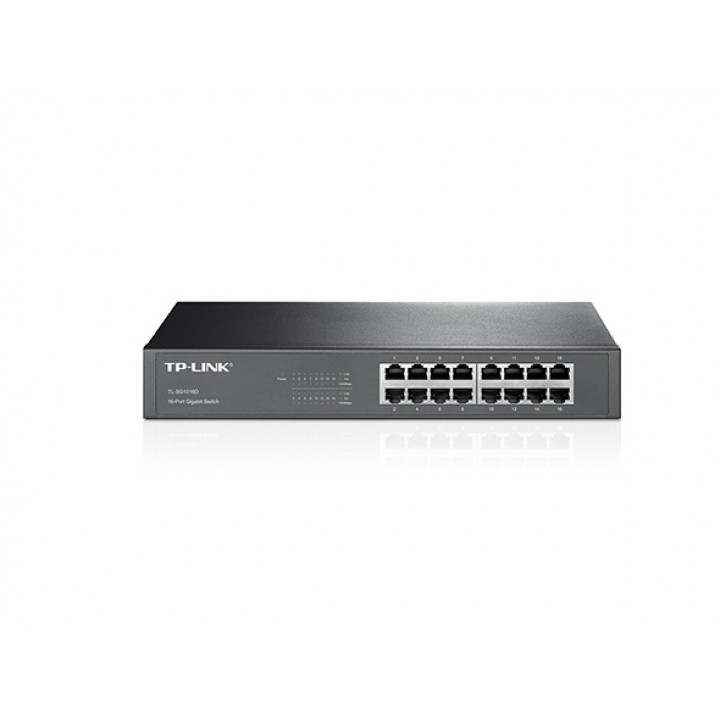 Коммутатор TP-LINK TL-SG1016D 16xGE неуправляемый 13