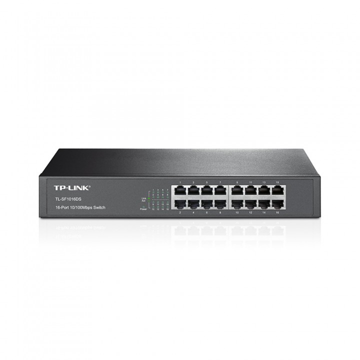 Коммутатор TP-Link TL-SF1016DS 16-портовый неуправляемый