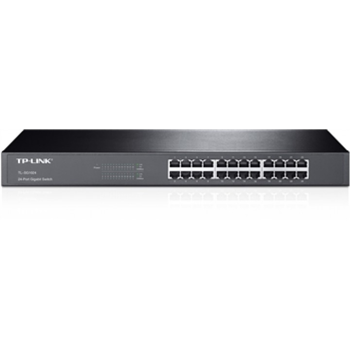 Коммутатор гигабитный 24- портовый TP-LINK TL-SG1024 24xGE неуправляемый 19" 1U