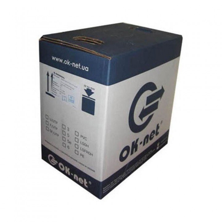 Внутренняя витая пара Одескабель OK-Net КГПВ-ВП (100) 4*2*0,48 (U/UTP-cat.5E-SL patch AWG26)