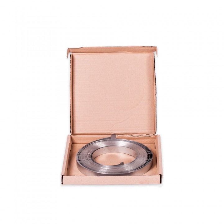 Монтажная лента 10 x 0.7 мм 50 м в картонной коробке