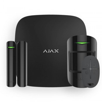 Комплект беспроводной сигнализации Ajax StarterKit (8EU) UA black 