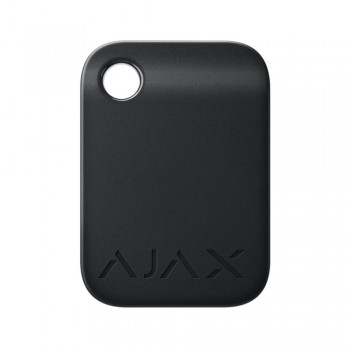 Защищенный бесконтактный брелок Ajax Tag black для клавиатуры KeyPad Plus