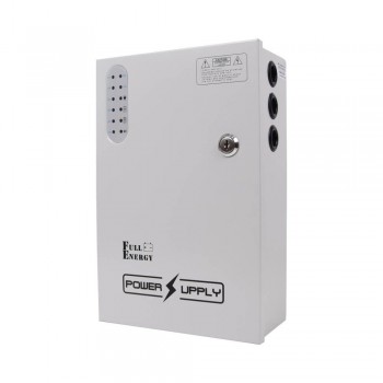 Блок бесперебойного питания ББП (ИБП) 12-48в  PoE BBG-1210/8 PoE 100W для видеонаблюдения 8x12В, 1x48В, 10А под 18Ач аккумулятор