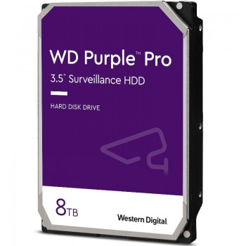 Жесткий диск 8TB Western Digital WD Purple Pro WD8001PURP для видеонаблюдения с AI