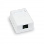 Розетка компьютерная 1-портовая RJ45 UTP cat.5e Hypernet MB-UTP1 внешняя накладная