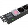 Сетевой фильтр Hypernet SPP8 8 розеток с кабелем 1.8 м 19'' с выключателем