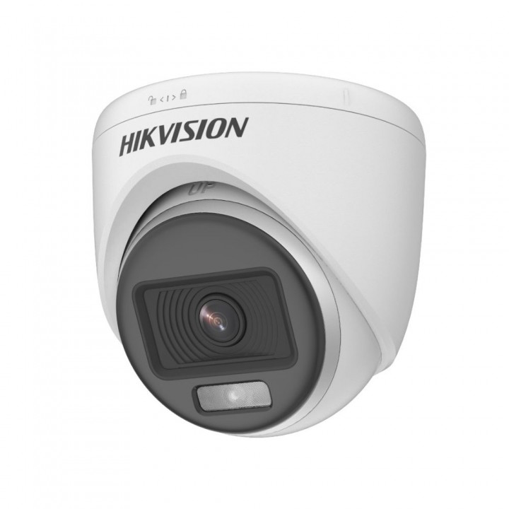 HD-TVI видеокамера 2 Мп Hikvision DS-2CE70DF0T-PF (2.8mm) ColorVu для системы видеонаблюдения, пластик