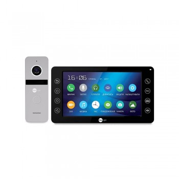 Комплект видеодомофона Neokit FHD PRO B Silver: видеодомофон 7