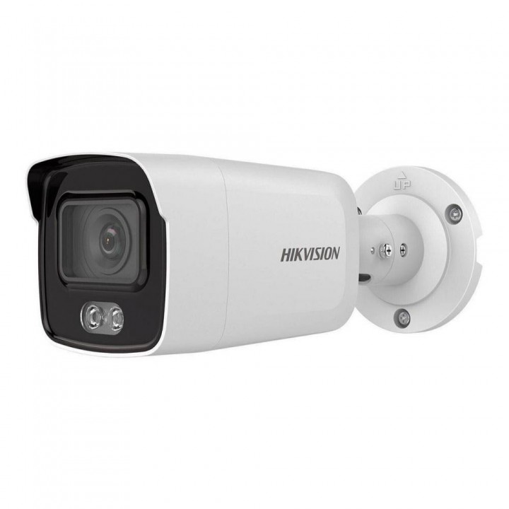 IP-видеокамера 4 Мп Hikvision DS-2CD2047G2-LU(C)(2.8mm) ColorVu с встроенным микрофоном и видеоаналитикой для системы видеонаблюдения