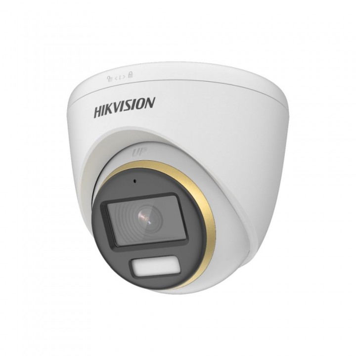 HD-TVI видеокамера 2 Мп Hikvision DS-2CE72DF3T-F (3.6mm) ColorVu для системы видеонаблюдения, пластик + металл