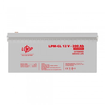 Аккумулятор гелевый LogicPower 12В 200А·ч (LPM-GL 12V - 200 Ah) GEL