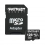 Карта памяти  MicroSDXC 128GB UHS-I Class 10 Patriot LX + SD-adapter (PSF128GMCSDXC10)