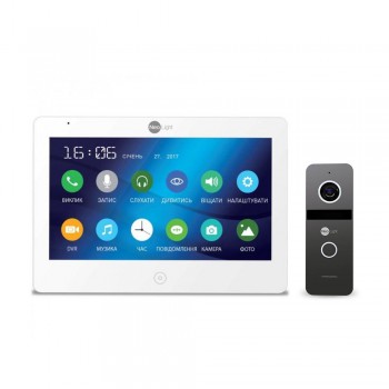 Комплект видеодомофона Neolight MEZZO HD WF / Solo FHD Graphite: видеодомофон 10